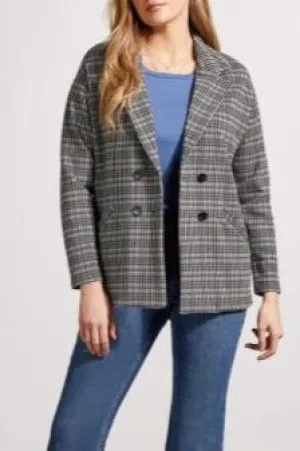 Double Breast Knit Blazer