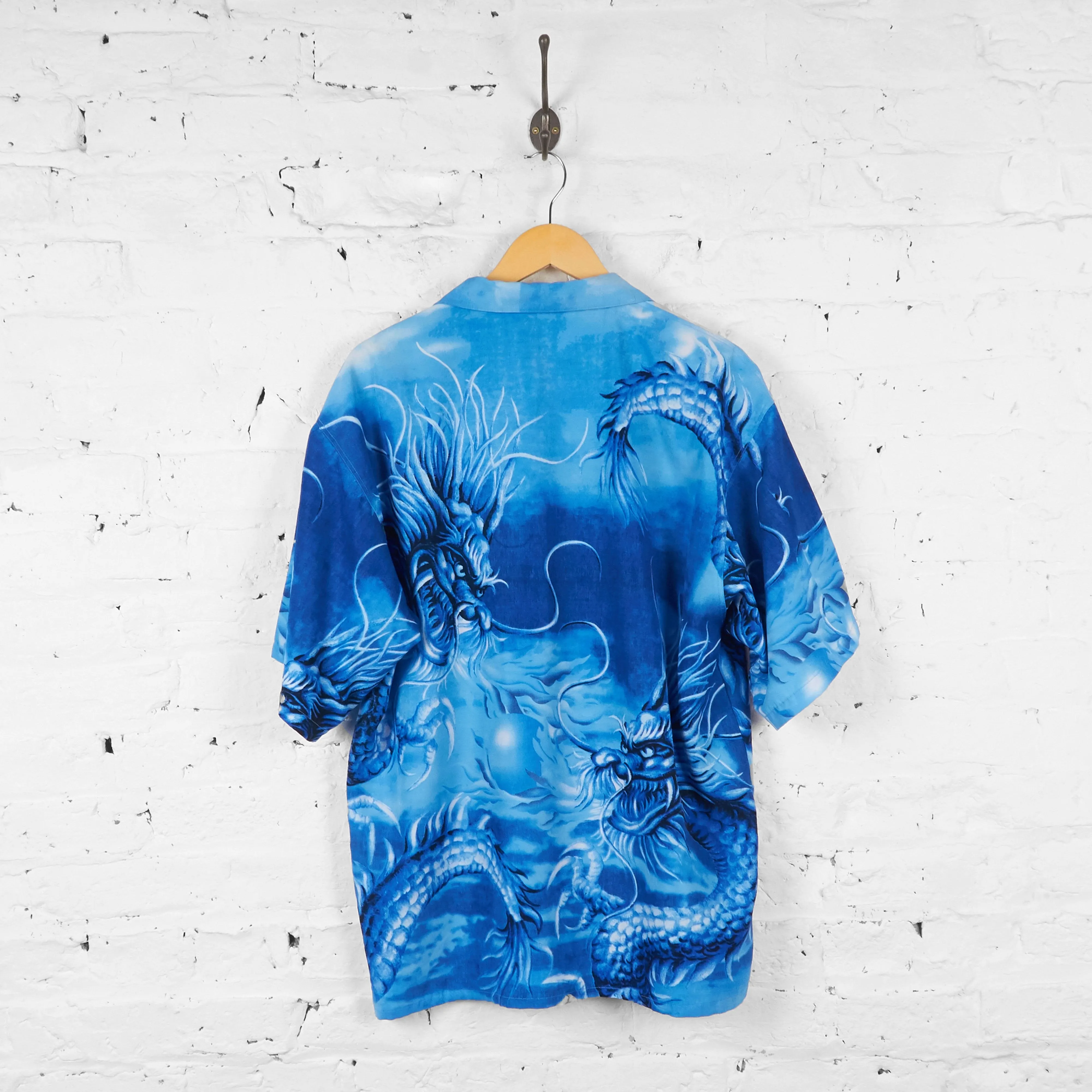 Dragons Party Shirt - Blue - XXL