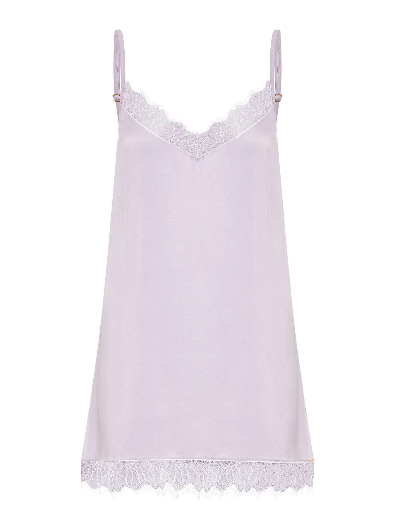 DREAMY - Sleepwear Lace Slip Dress • Soft Lavender