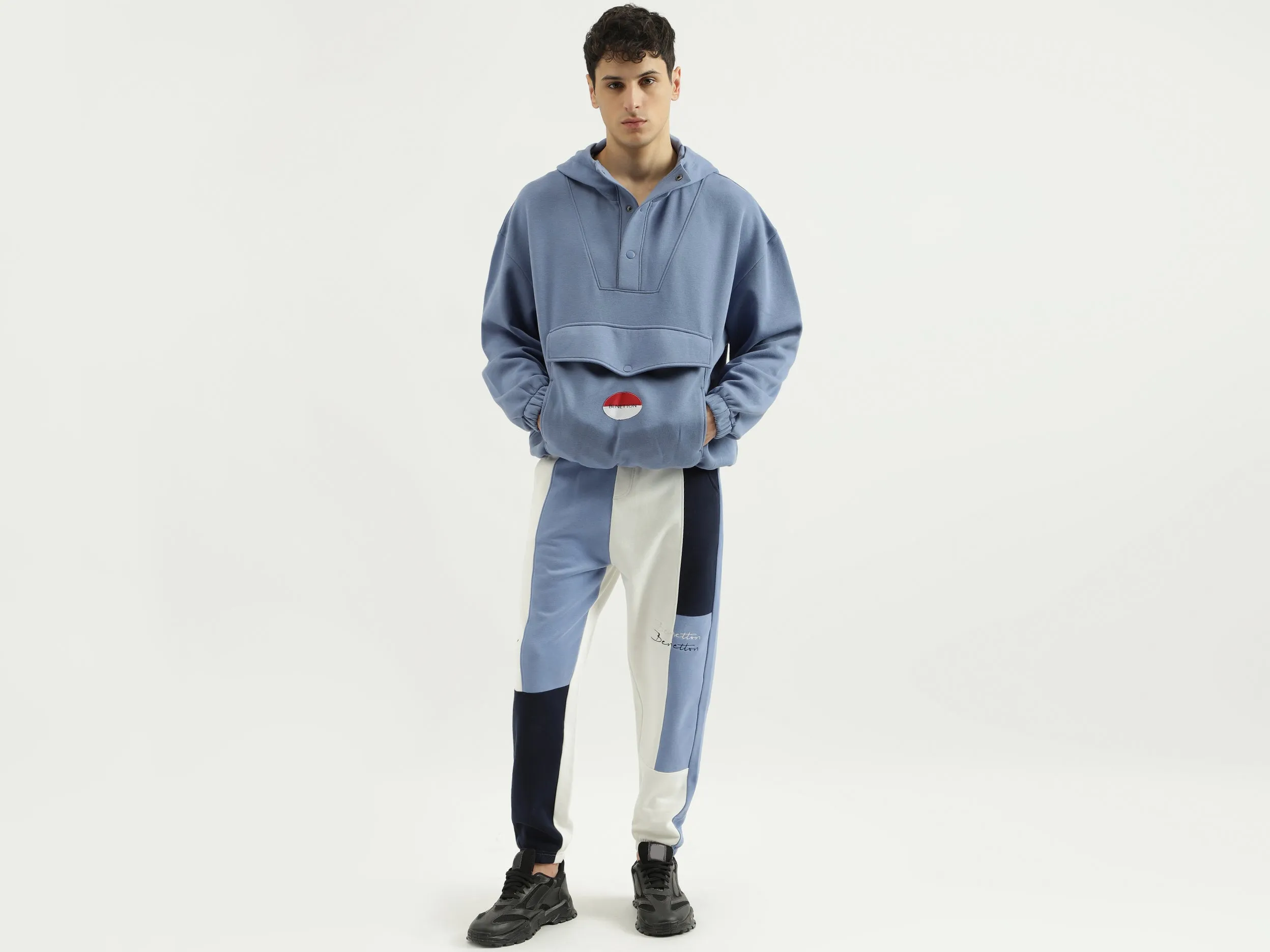 Drop Shoulder Hooded Neck Oversized Hoodie