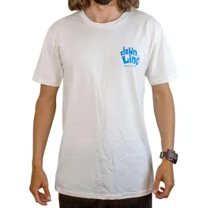 DTL Surf Co. Beach Clean Tee - Natural/Blue