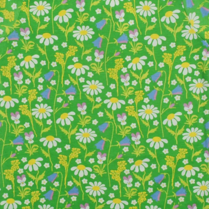 DUNS Sweden Adult Summer Days Floral Baggy Pants - Green