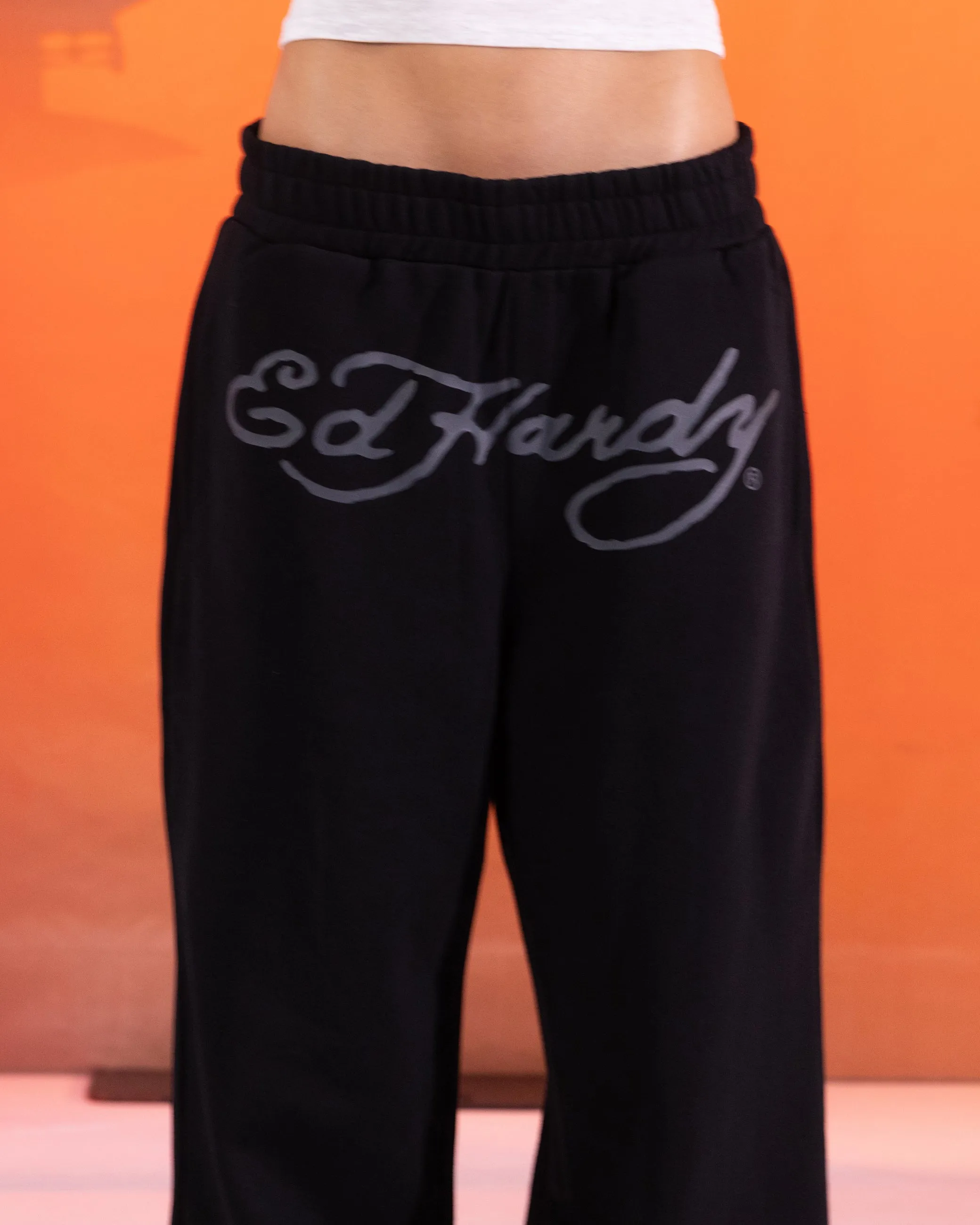Ed Hardy Dragon Trackpants Black