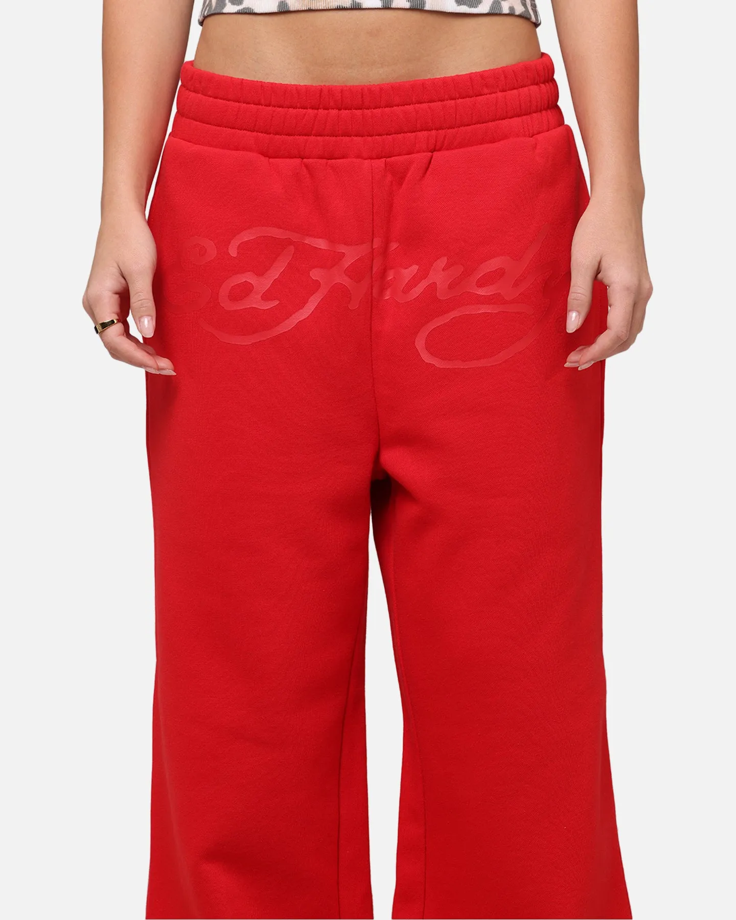 Ed Hardy Dragon Trackpants Red