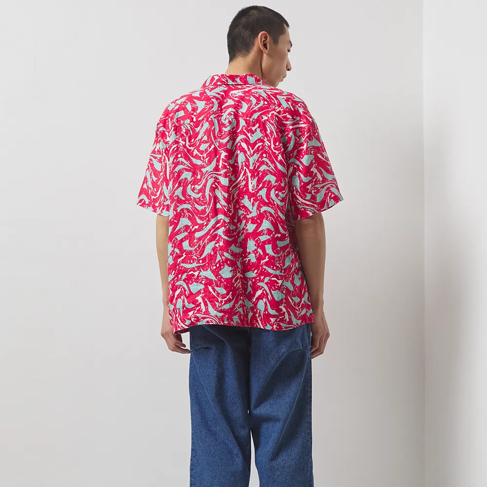 EDONA Unisex Printed Linen Shirt