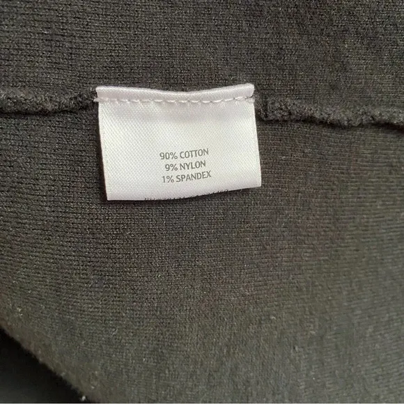 Eileen Fisher Textured Snap Front 3/4 Sleeves Black Jacket Blazer