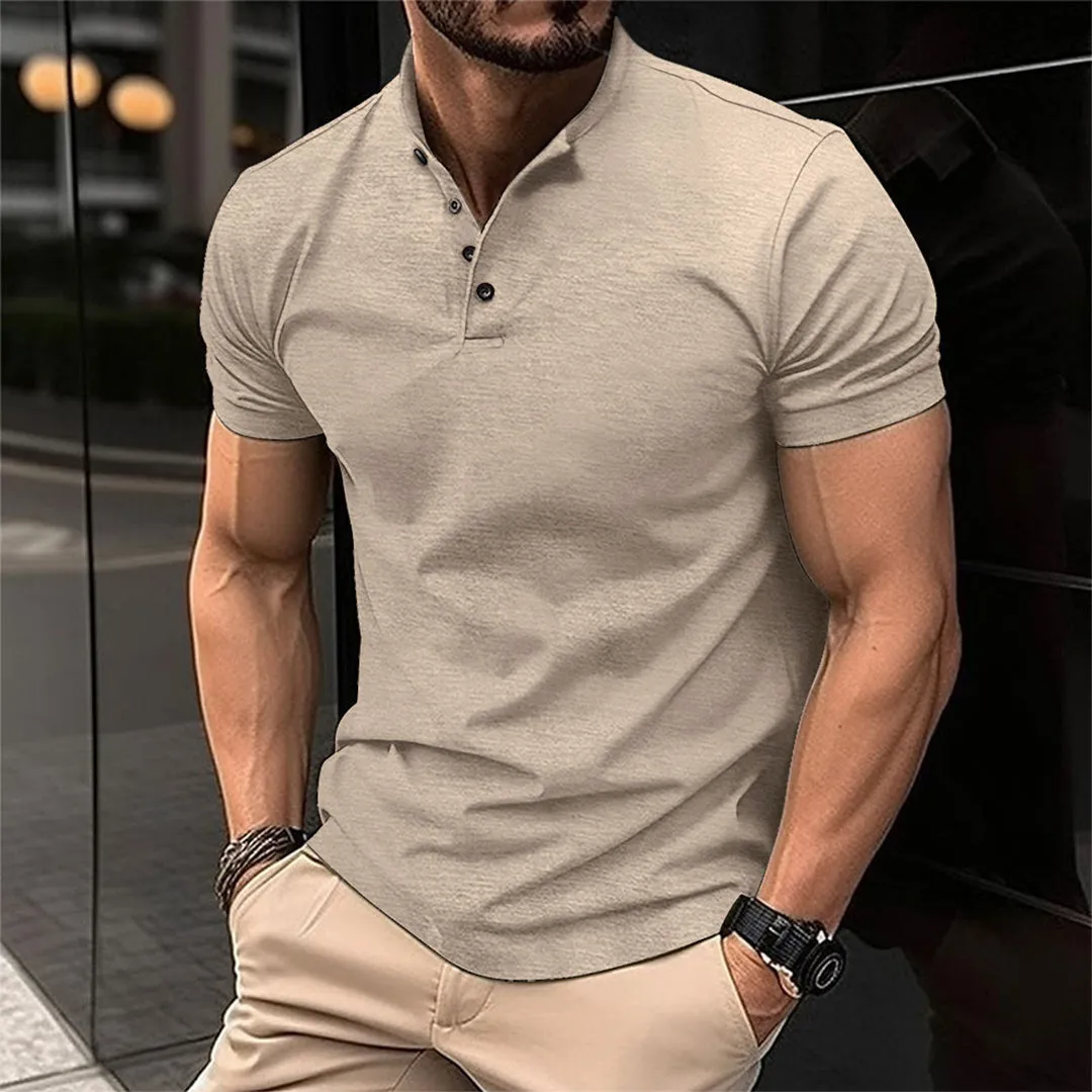 Elite Muscle Fit Polo with Buttons for Men