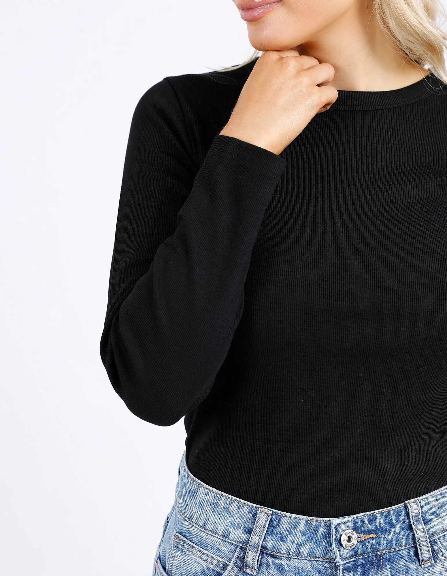 ellie l/s rib tee (81x4326)