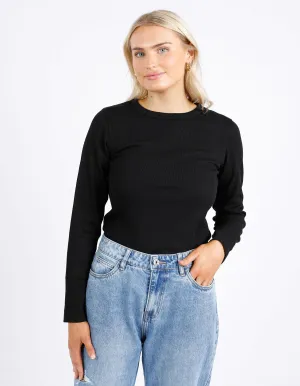 ellie l/s rib tee (81x4326)