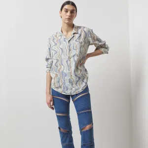 EPSOM Unisex Printed Linen Shirt
