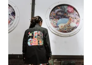 Escaped Pac-man Blazer Collage
