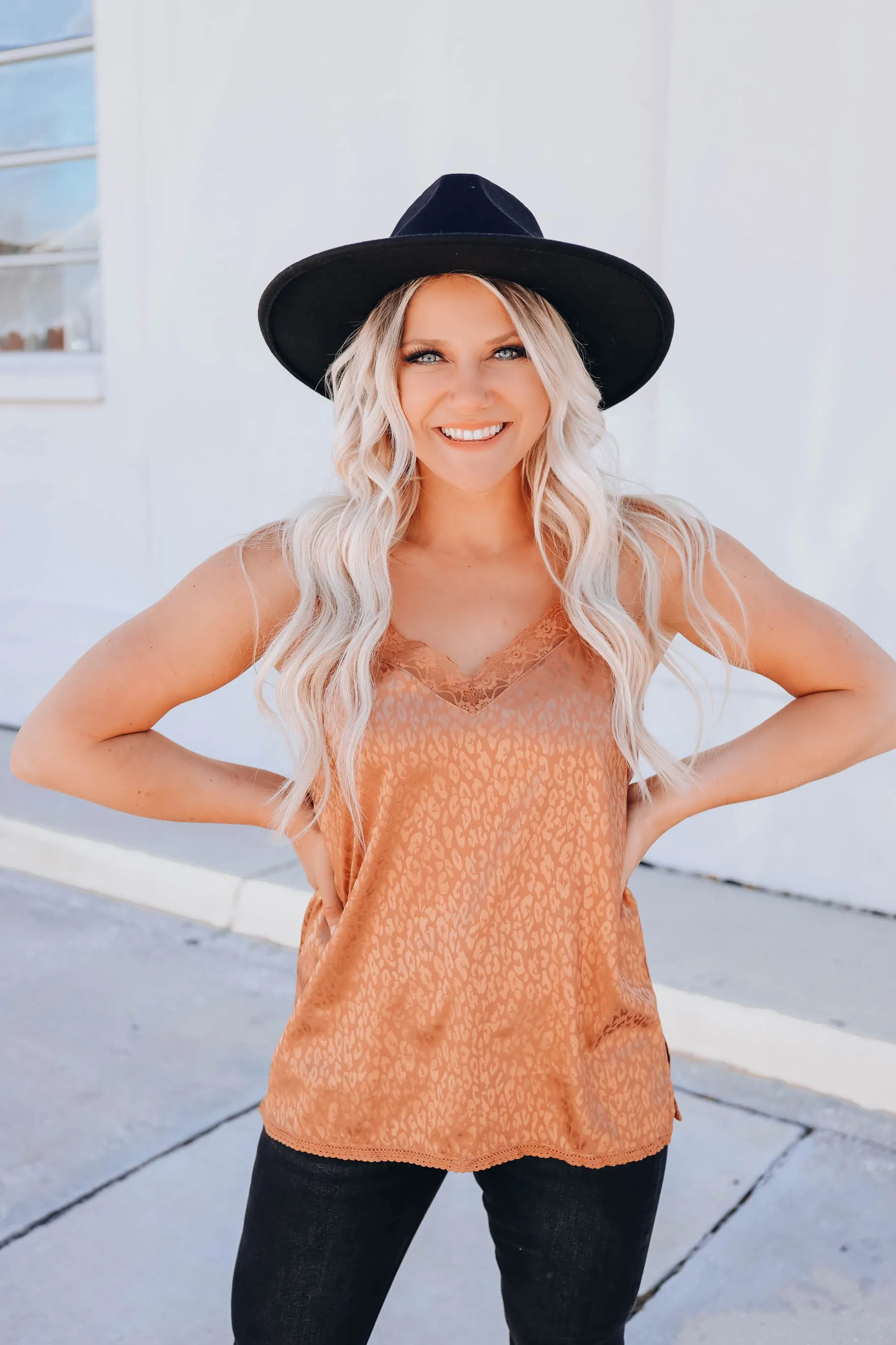 Eyelash Lace Leopard Cami
