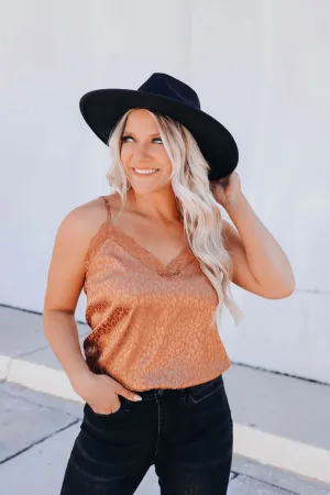 Eyelash Lace Leopard Cami
