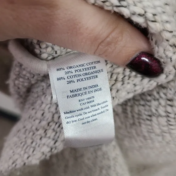 Faherty Brand Pomona Knit Blazer jacket cream size small