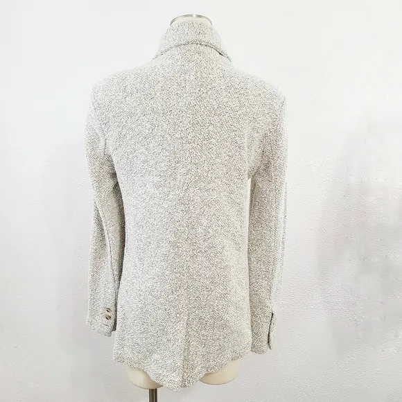 Faherty Brand Pomona Knit Blazer jacket cream size small