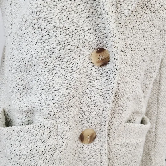 Faherty Brand Pomona Knit Blazer jacket cream size small