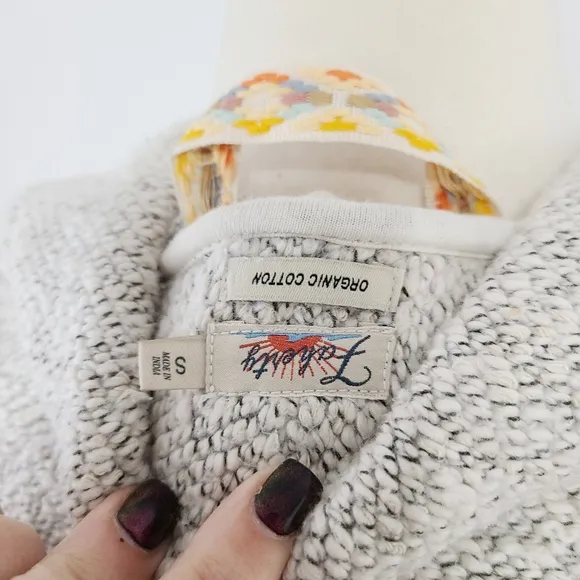 Faherty Brand Pomona Knit Blazer jacket cream size small