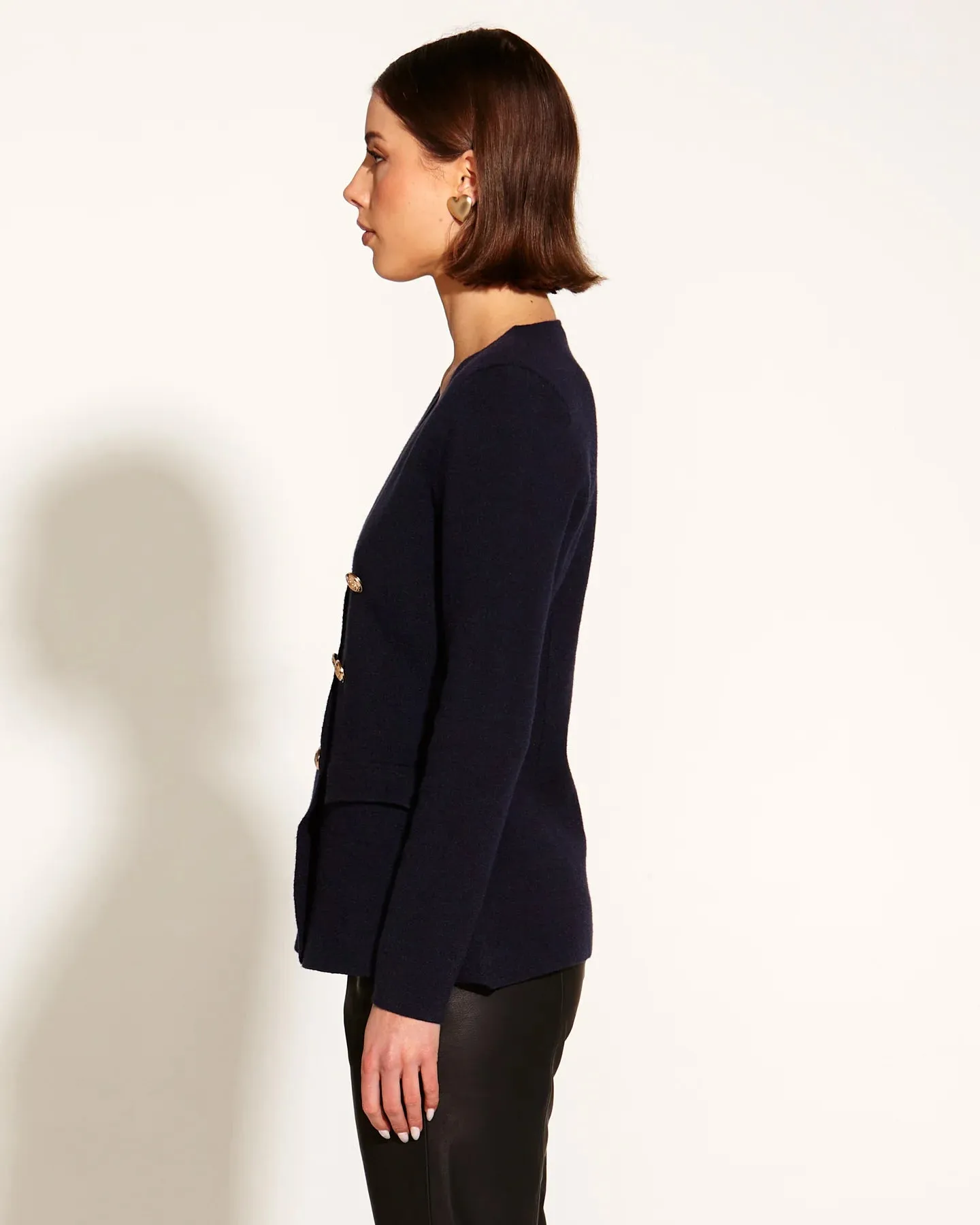 Fate Becker Beverly Knit Blazer Cardigan
