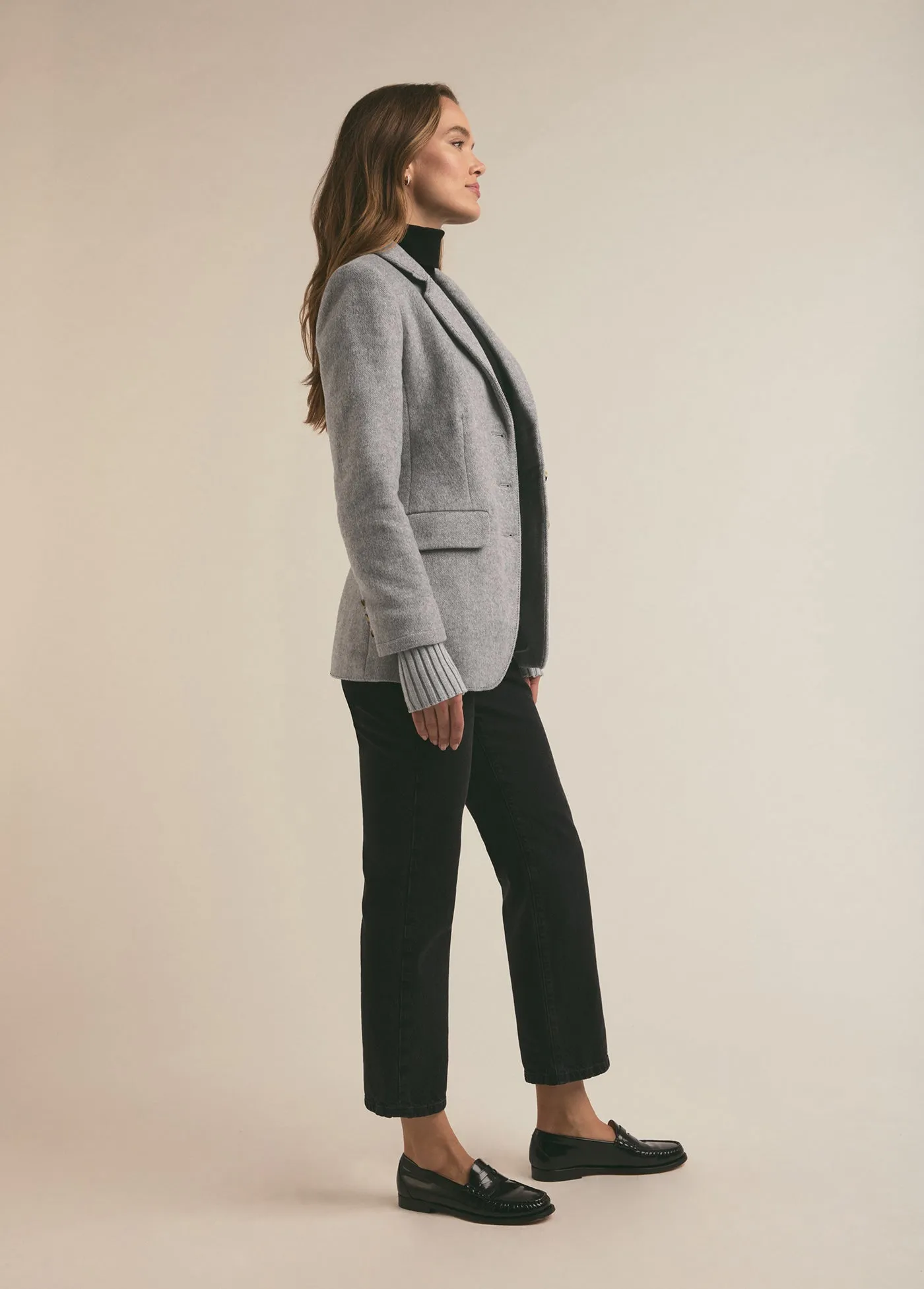 Favorite Daughter - The City Blazer - Frost Gray