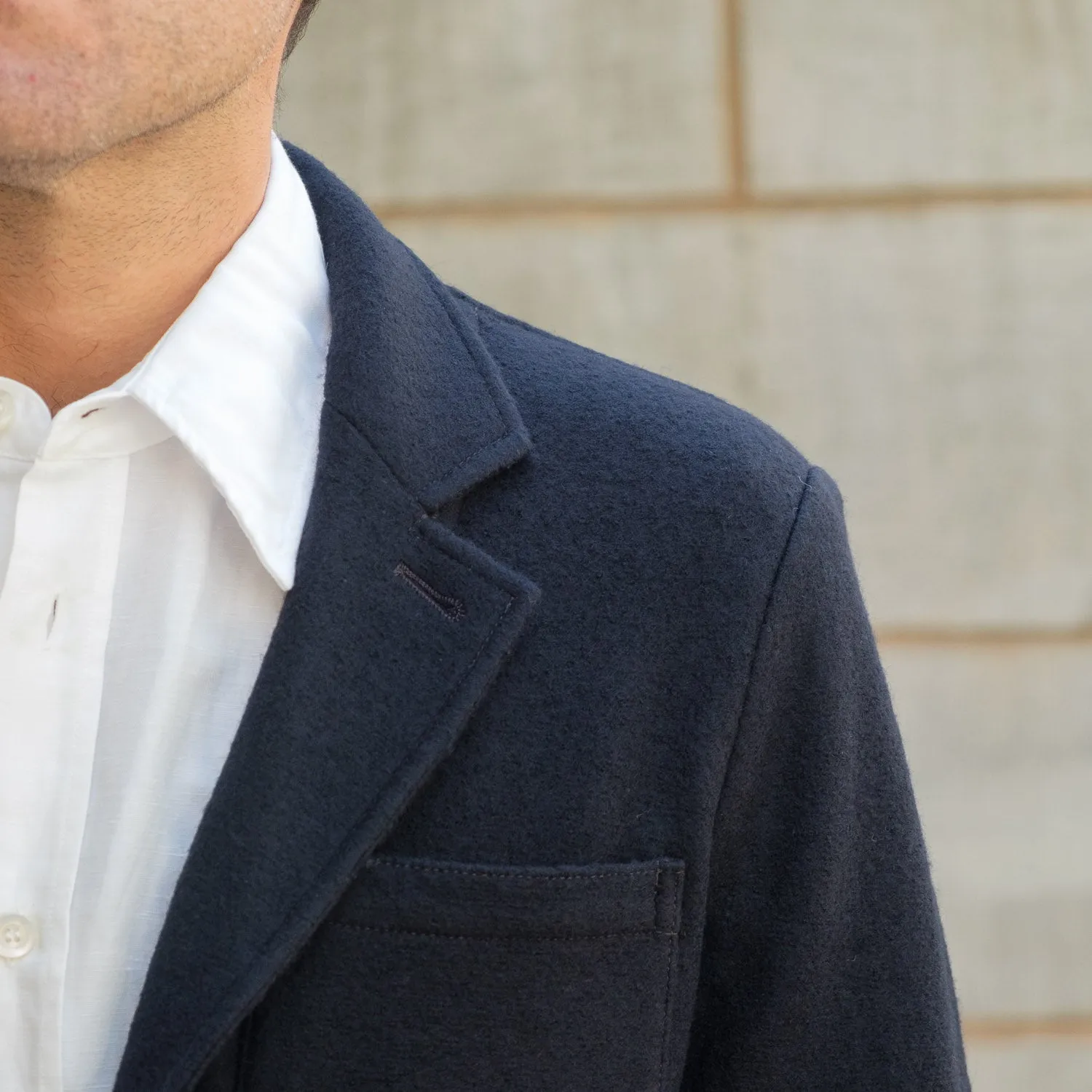 Field Blazer 19 Micron Wool in Black