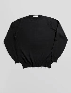 FINAL SALE: Wool Cashmere Crewneck - Black