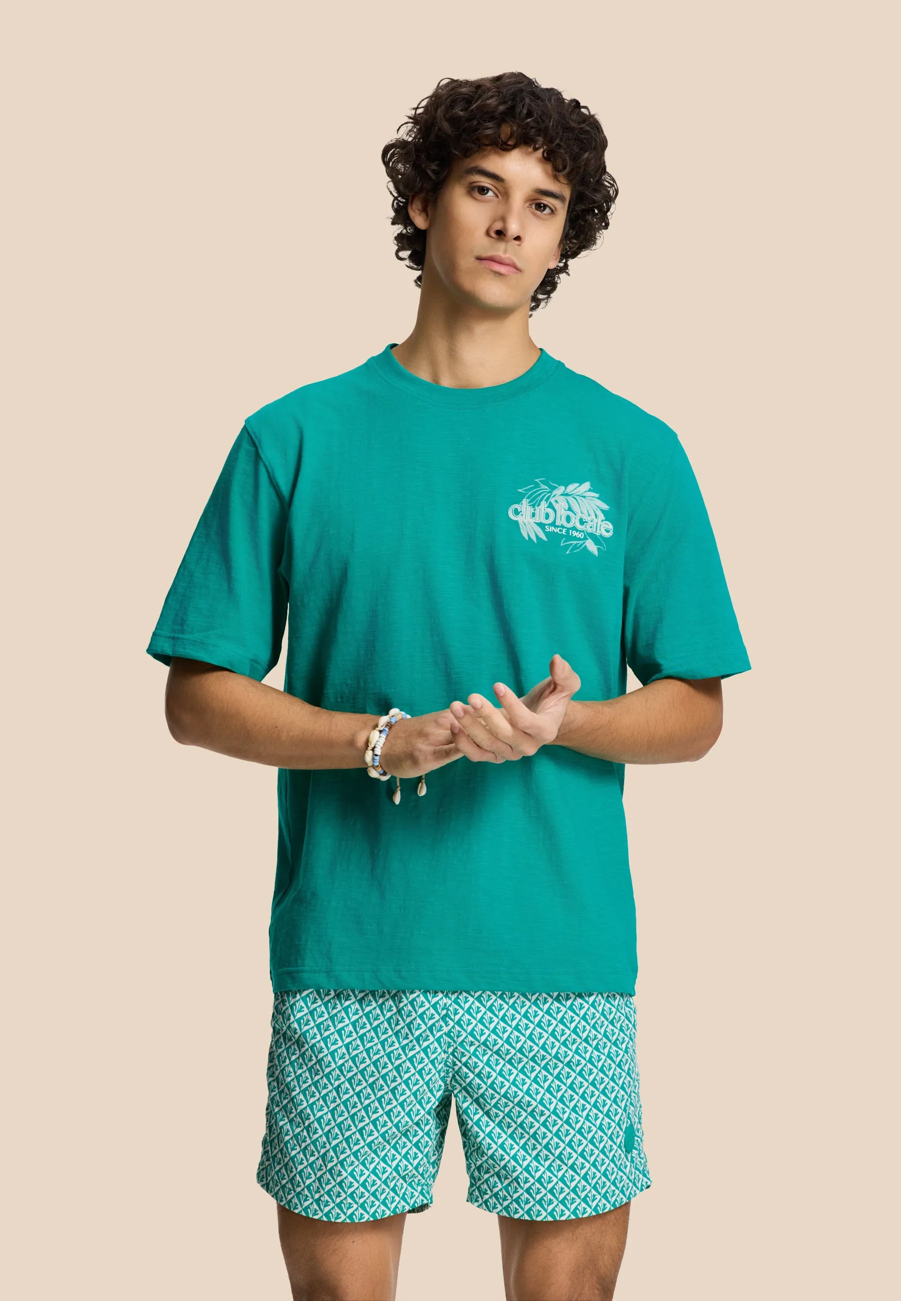 FINN relaxed t-shirt club locale | blue lagoon