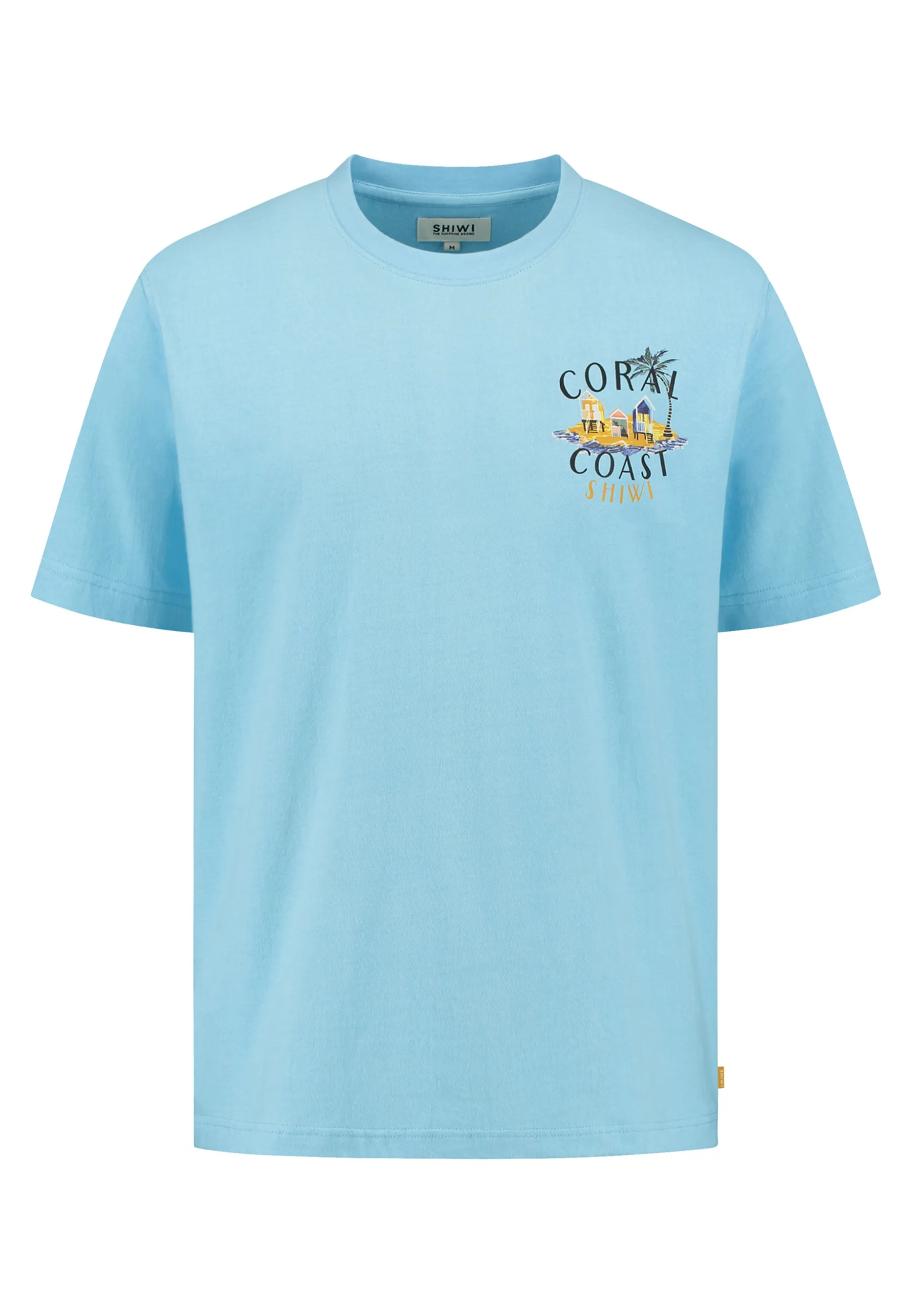 FINN relaxed t-shirt sketched island | blue sky