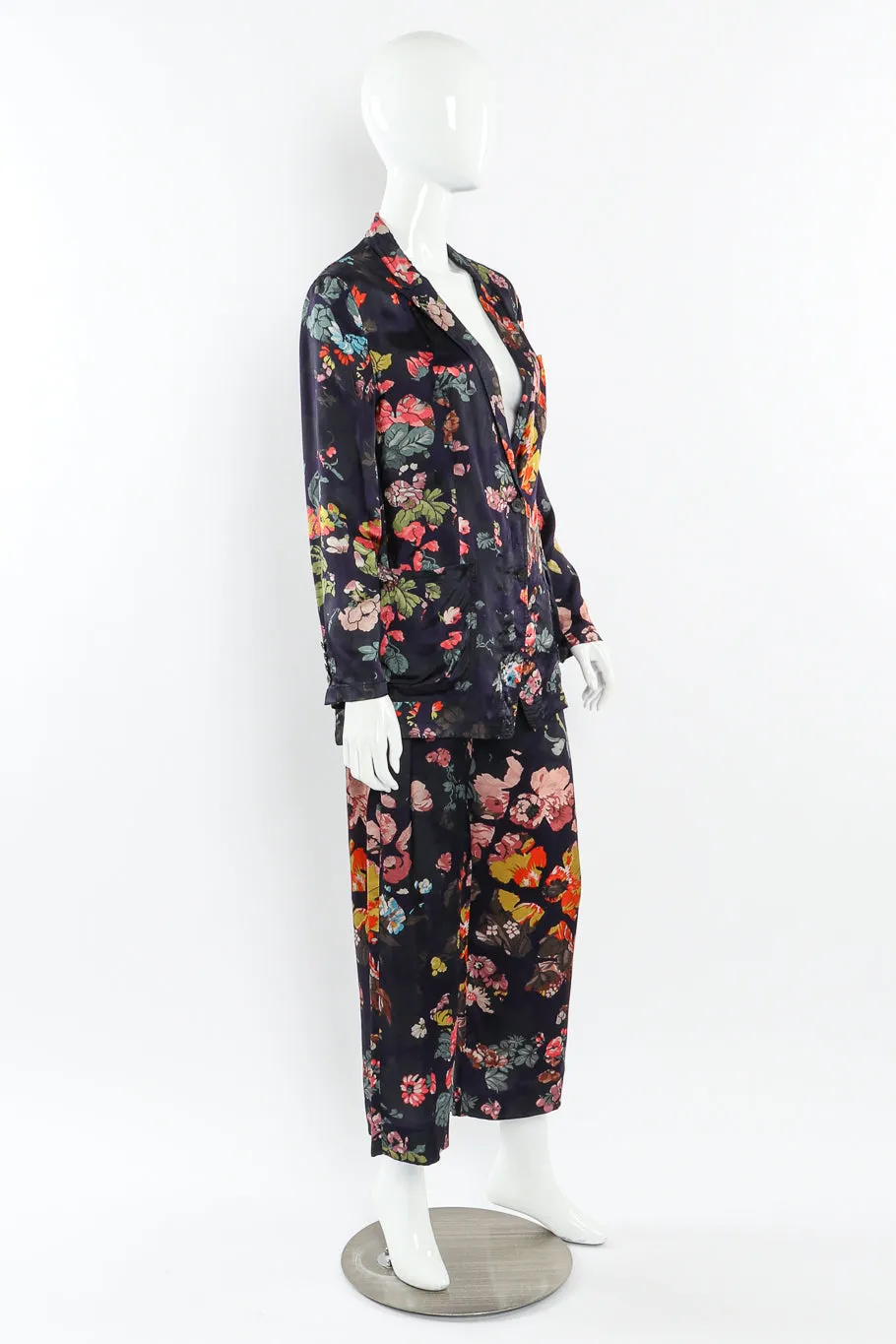 Floral Leisure Jacket & Pant Set