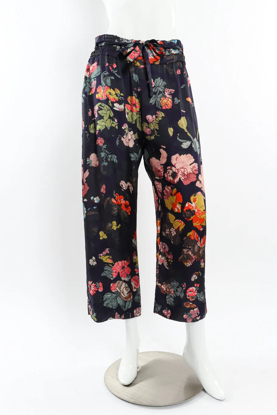 Floral Leisure Jacket & Pant Set