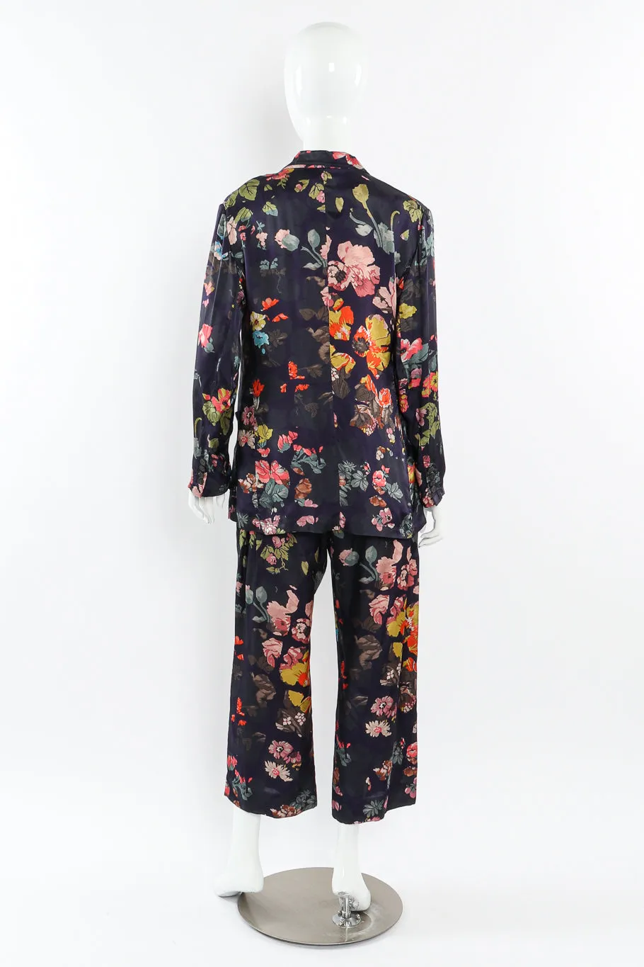 Floral Leisure Jacket & Pant Set