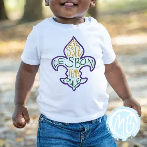 Fluer de Lis Toddler, Youth or Adult Tee