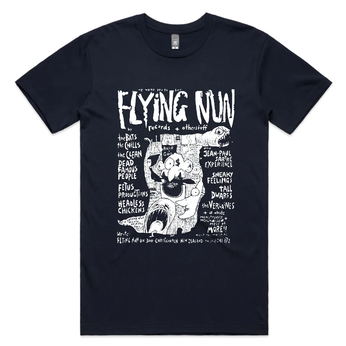 FLYING NUN RECORDS 'Chris Knox' T-Shirt