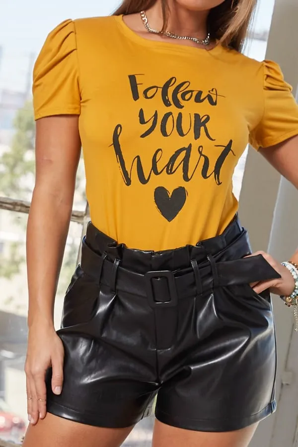 FOLLOW YOUR HEART T SHIRT