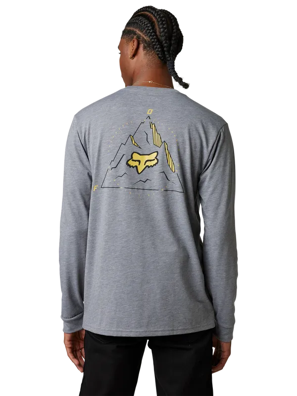 Fox Tech Longsleeve Finisher heather graphite