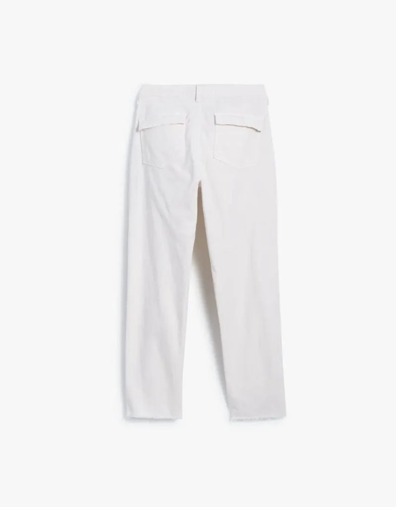 Frank & Eileen Blackrock The Italian Utility Pants in Chalk (Italian Cotton Twill)