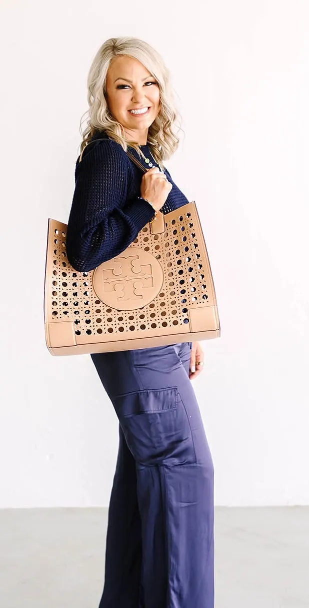 French Paris Yanni  Open-knitted Sweater