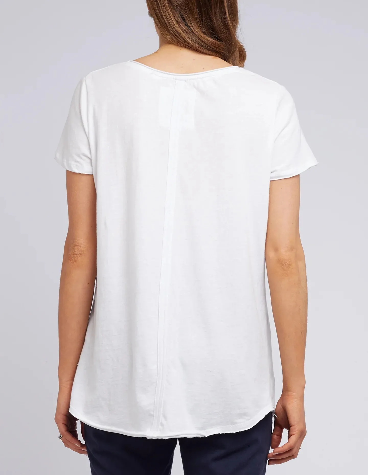 Fundamental Vee Tee / White