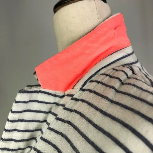Gap Academy Blazer white blue striped double lawn cotton 10