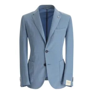 Garment-dyed JACK jacket - powder blue