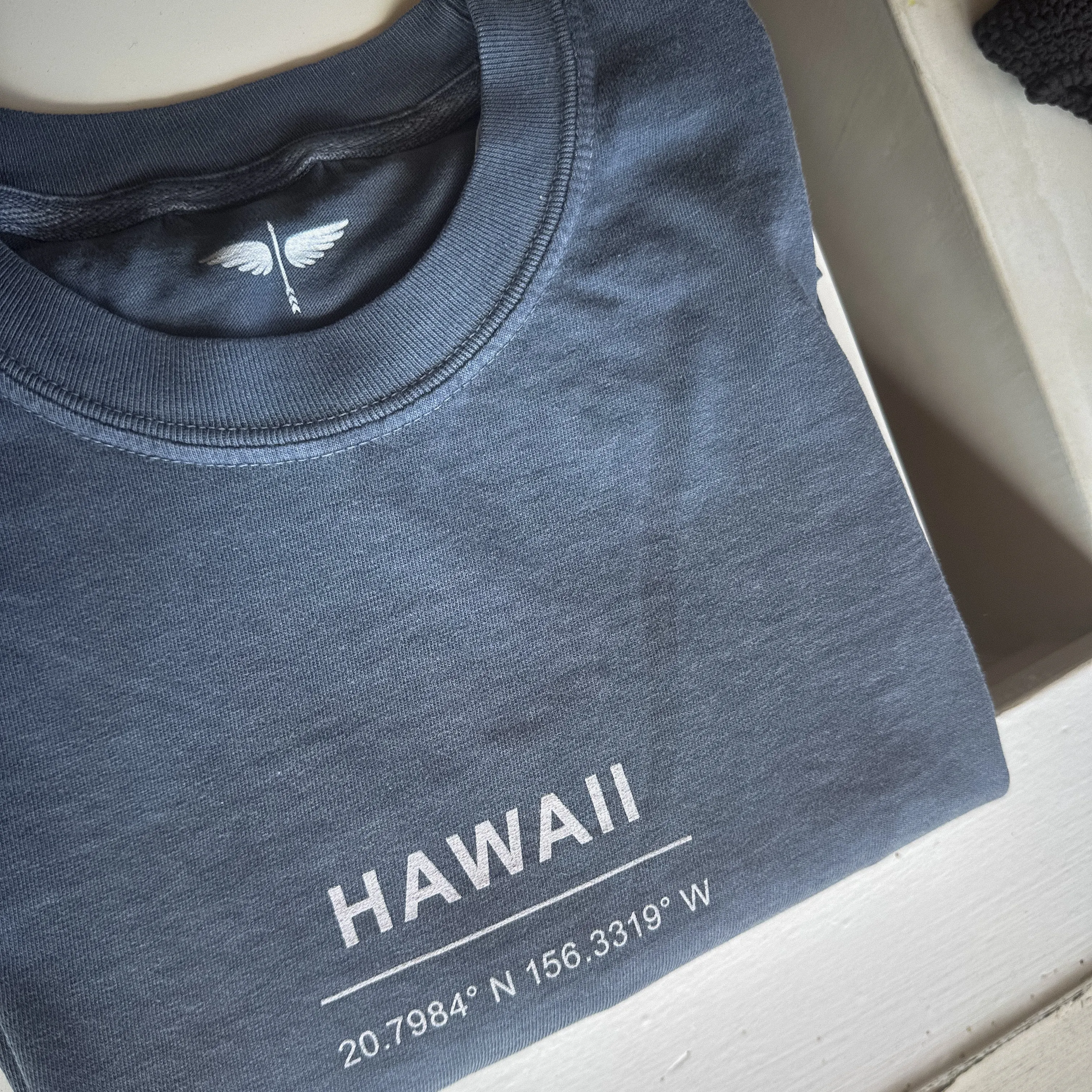 Garment Dyed Tee Denim - for him