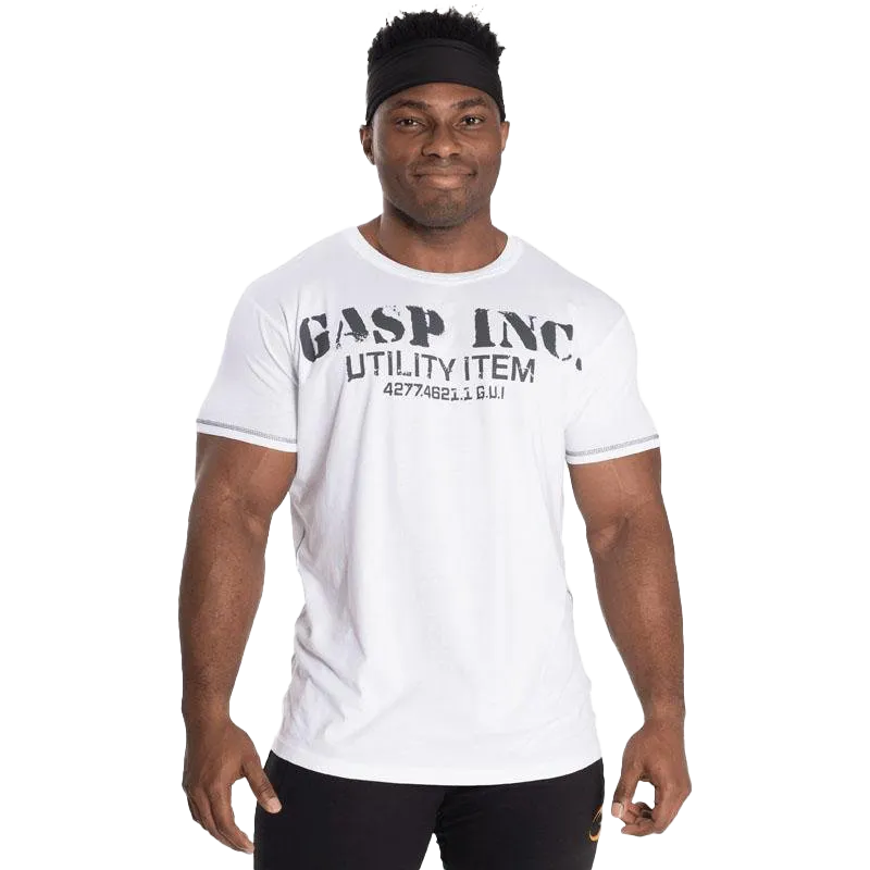 GASP Basic Utility Tee - White