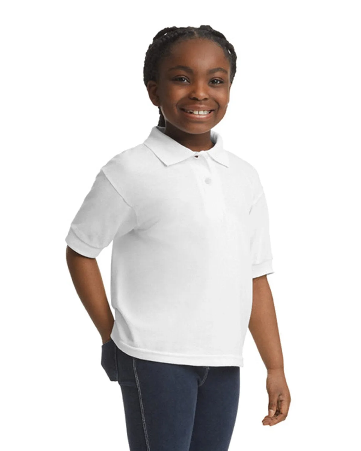 Gildan DryBlend Youth 50/50 Jersey Polo Shirt