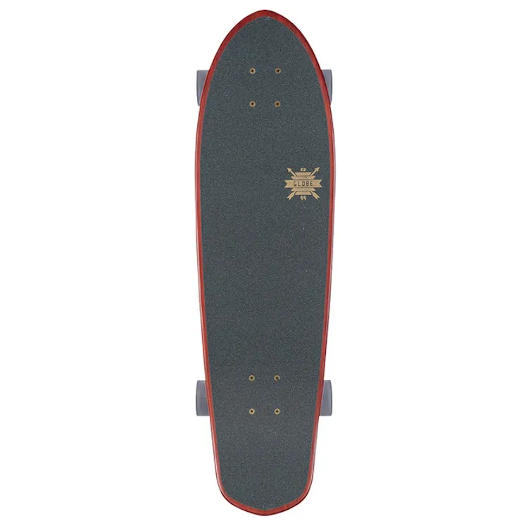 Globe Big Blazer Cherry/Bamboo Complete Skateboard Cruiser 9.125" x 32"
