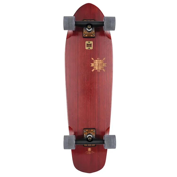Globe Big Blazer Cherry/Bamboo Complete Skateboard Cruiser 9.125" x 32"