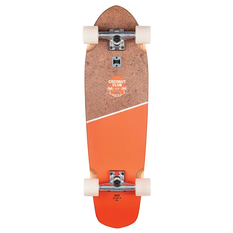 Globe Big Blazer Coconut/Mandarin Complete Skateboard Cruiser 9.125" x 32"