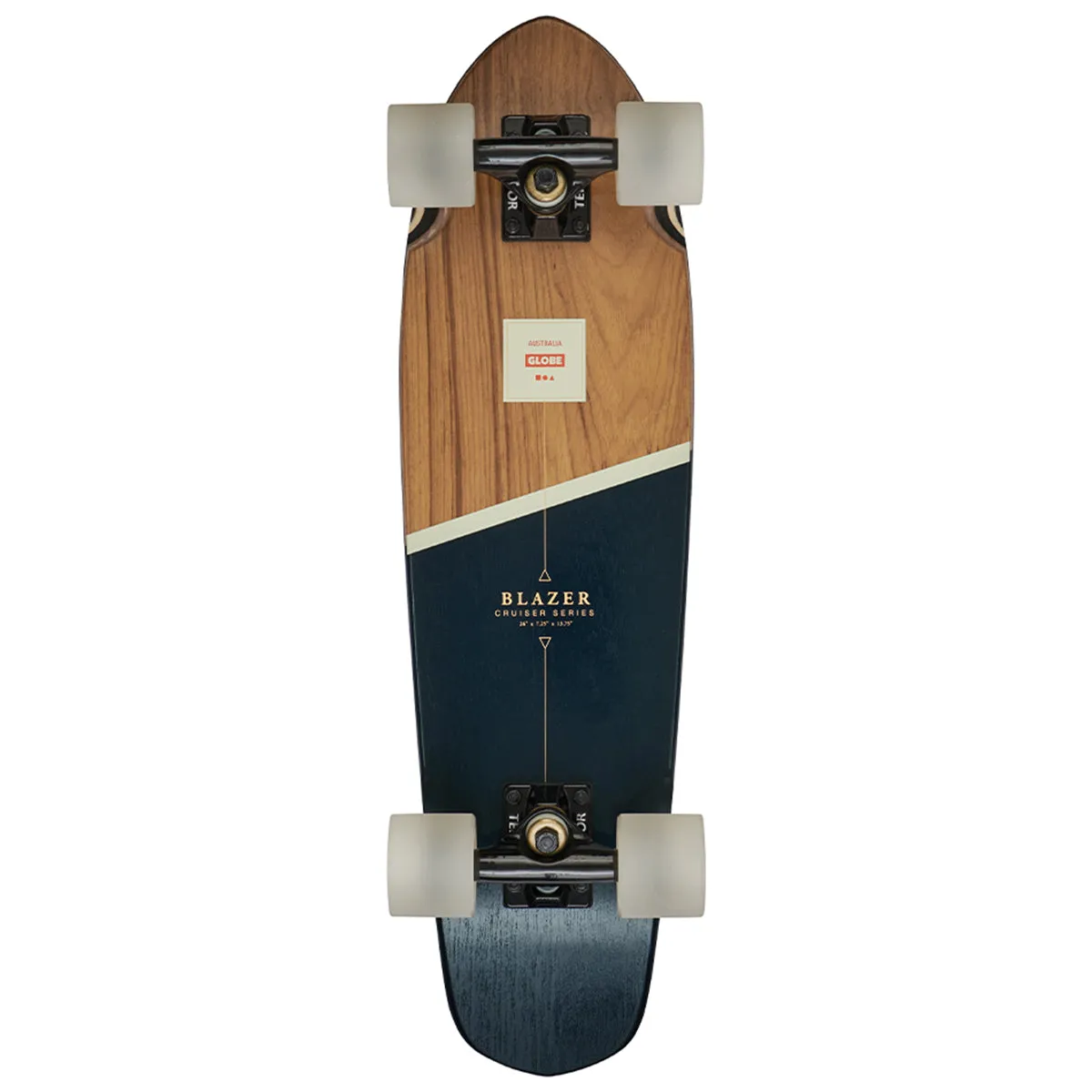 Globe - Blazer Teak/Black Cruiser 7.25 Complete Skateboard