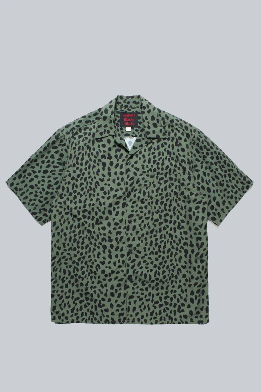 GRAMICCI X WACKO MARIA OPEN COLLAR SHIRT KHAKI