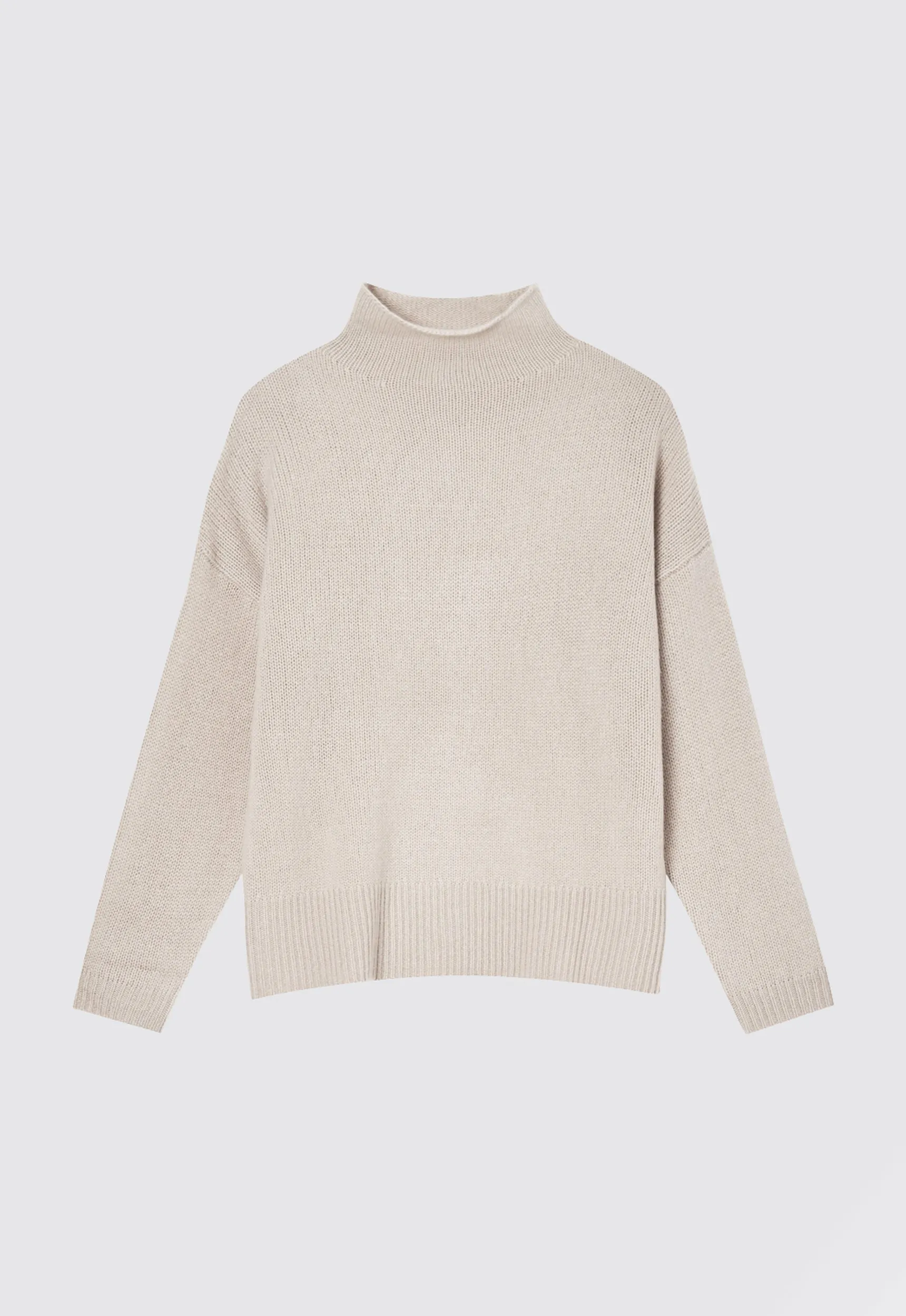 Grayson Cashmere Sweater - Flaxen Beige