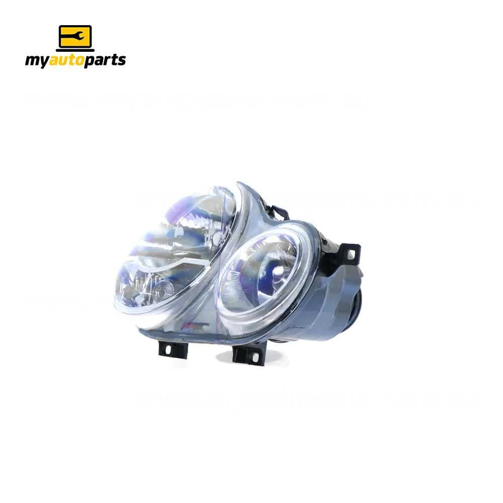 Halogen Electric Adjust Head Lamp Drivers Side Certified Suits Volkswagen Polo 9N 2002 to 2005