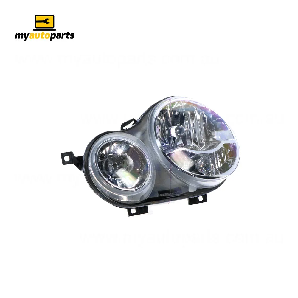 Halogen Electric Adjust Head Lamp Passenger Side Certified Suits Volkswagen Polo 9N 2002 to 2005